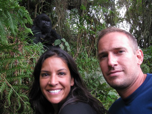 Steph and I near the Silverback