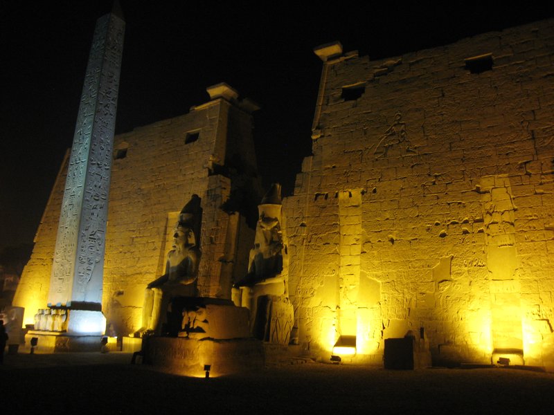 Front of Luxor Temple