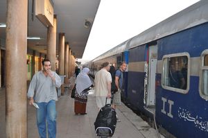 Train from Aswan to Luxor