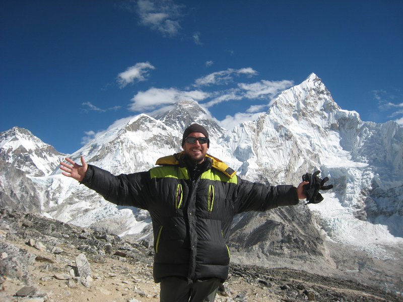 Everest going up Kala Pathar