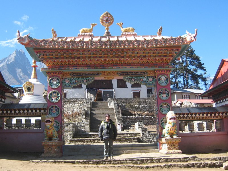 Buddhist temple in Tengboche