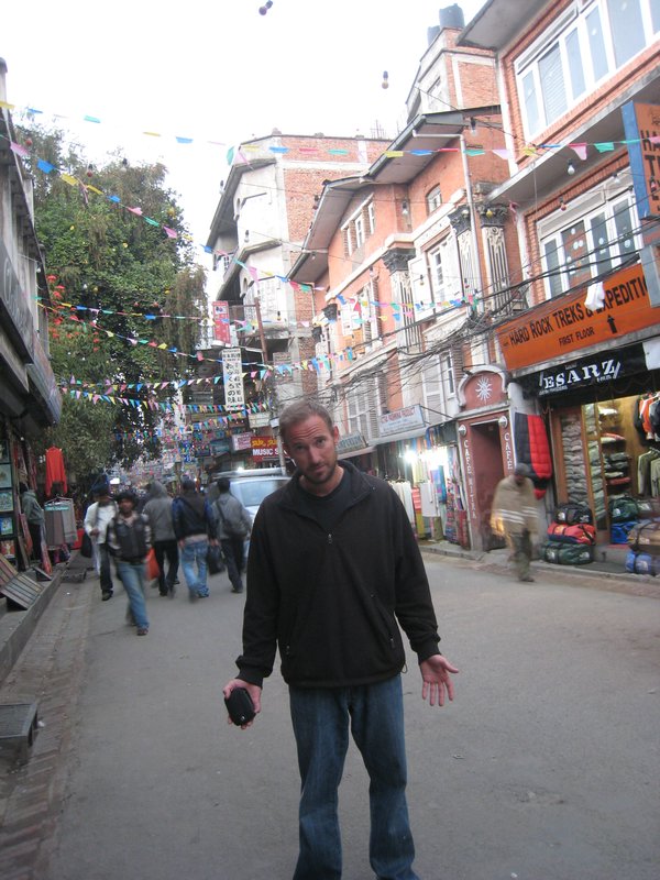The streets of Thamel