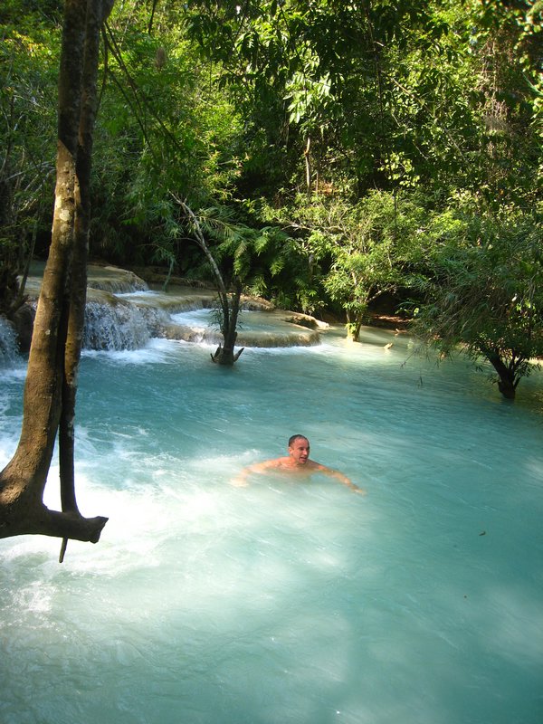 Swimming hole at Kuang Si