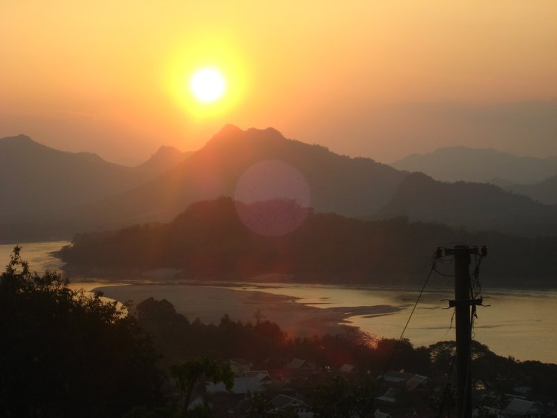 Luang Prabang sunset