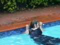 Mum in the pool