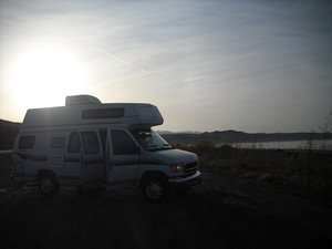 The van at Oceano