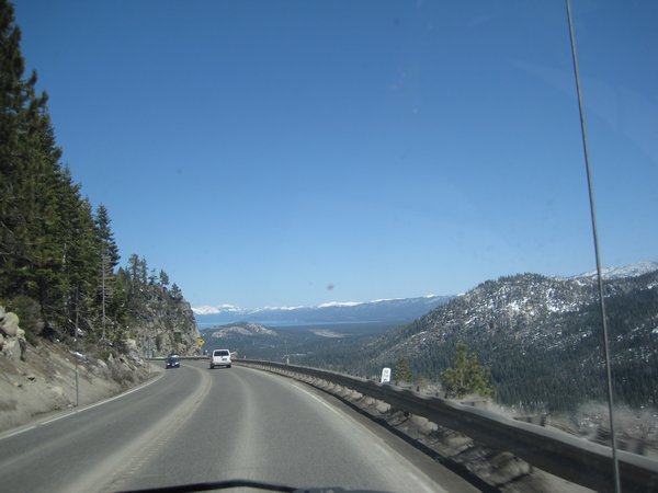 Lake Tahoe in the distance