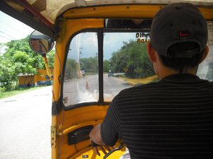 inside the tuktuk