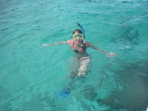 snorkeling in Belize