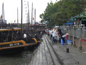 At the Harbor in Halong