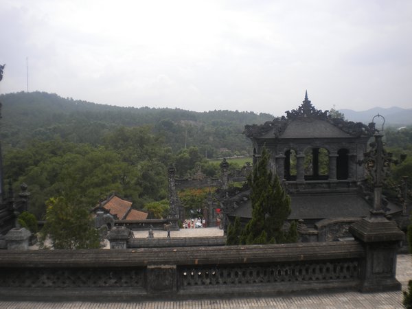 view from Khai Dinh tomb