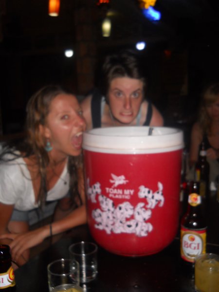 Franky, me and the cocktail bucket
