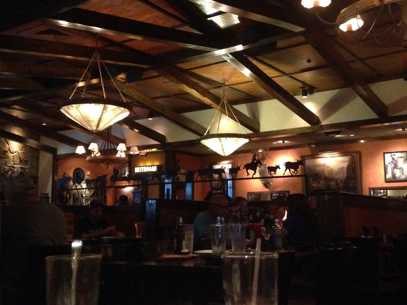 Inside the Longhorn Steakhouse