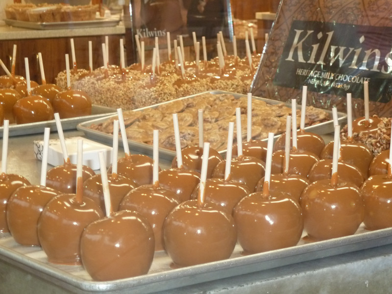 Chocolate Coated Apples