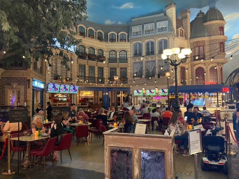 Dinner @ Cafe Americana in Paris, Las Vegas.