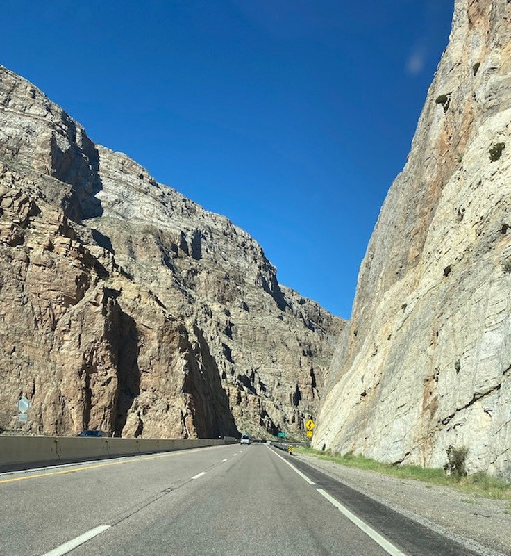 Amazing canyon drive on our way to Las Vegas # 1