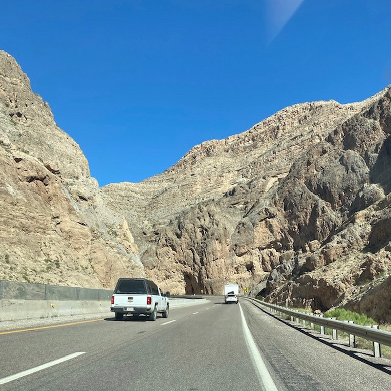 Amazing canyon drive on our way to Las Vegas # 2