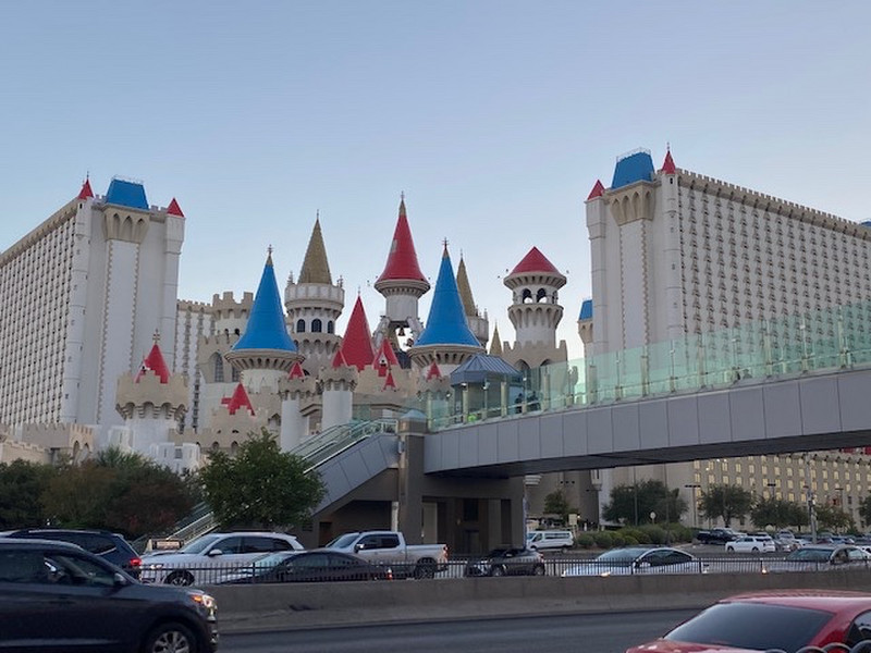 Good Old Excalibur Hotel where we first stayed when bringing the kids here