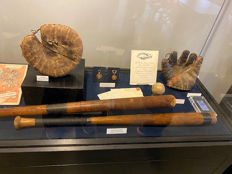 Babe Ruth’s Bat and Glove