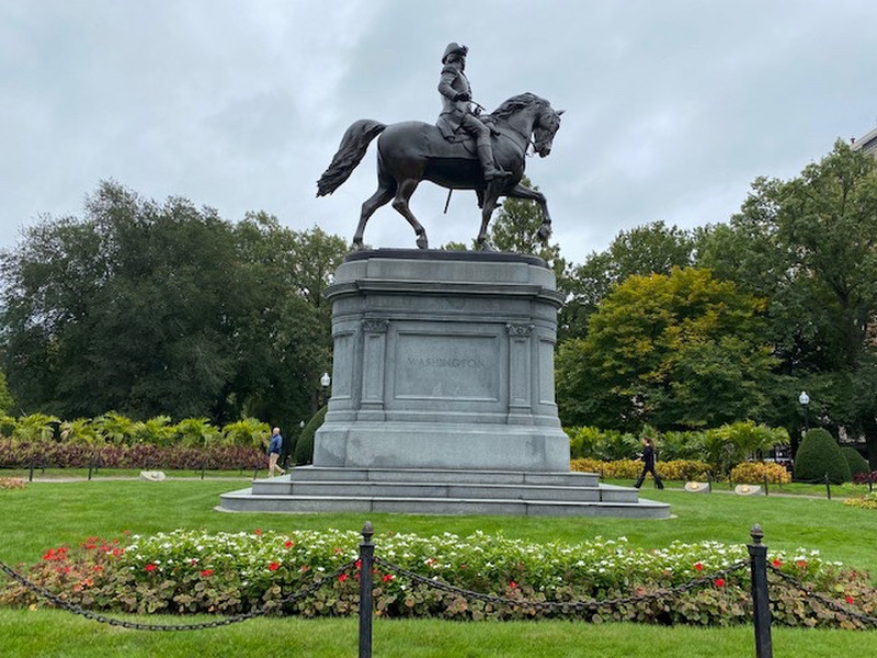 Statue of George Washington in Boston Common