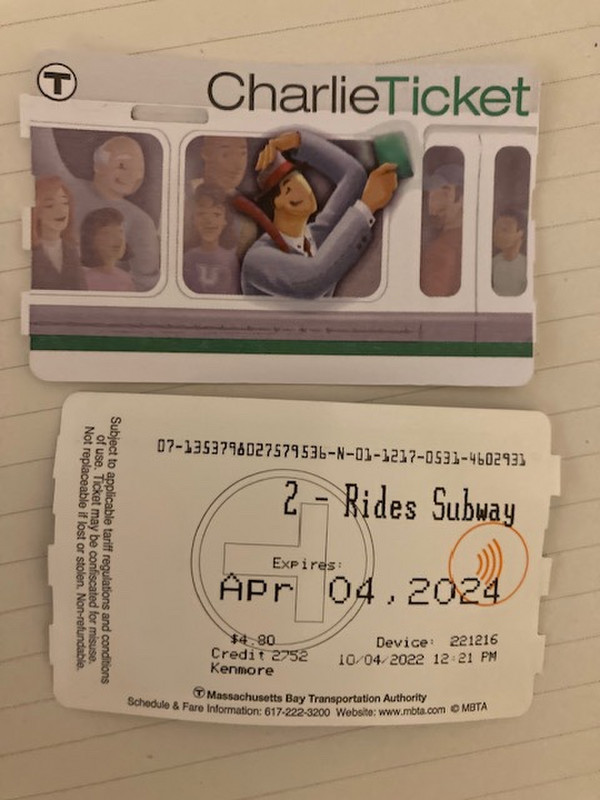 The “Charlie Ticket”