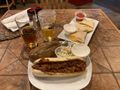 Dinner at the Abenaki Trail (amazing sandwich !)