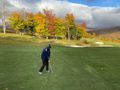 A challenging approach shot