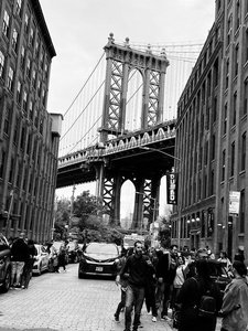 Manhattan Bridge built in 1905.