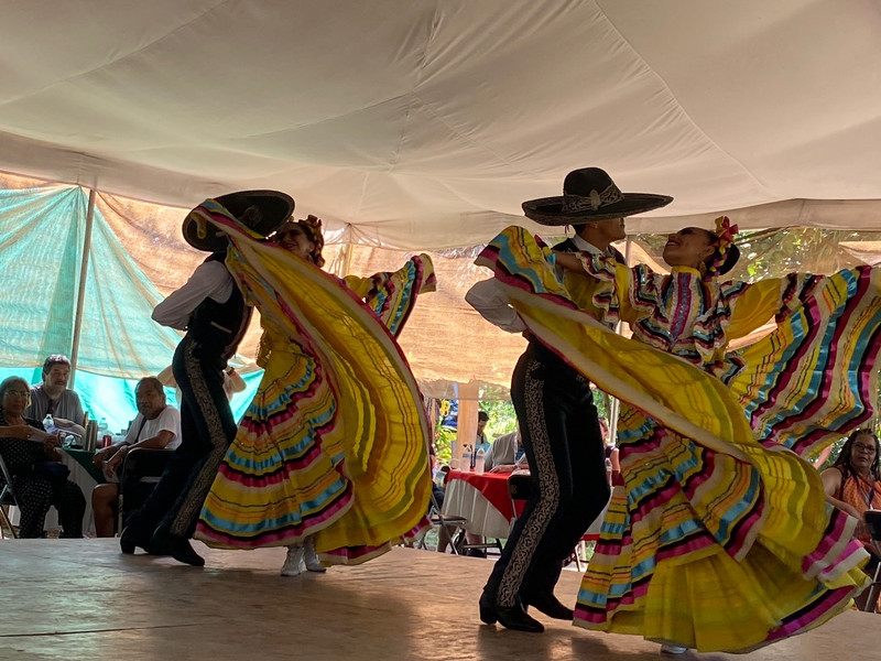 Mexican dancers at the fiesta show