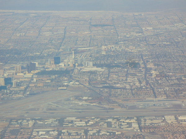 Las Vegas from the air