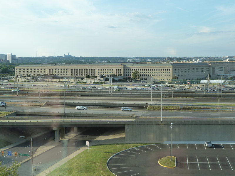 Pentagon view from our Hotel