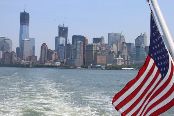 View of Manhattan from Liberty Ferry