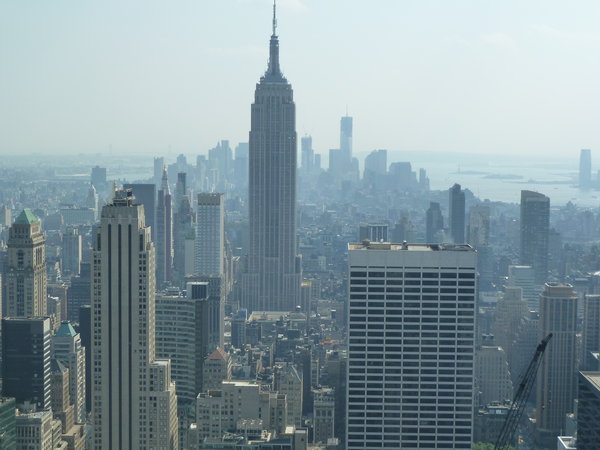 Empire State Building and lower Manhattan