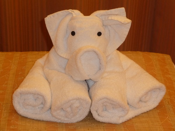 Towel Art - Pig
