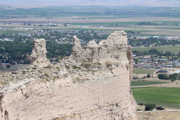 View from top of Scottsbluff National Monument