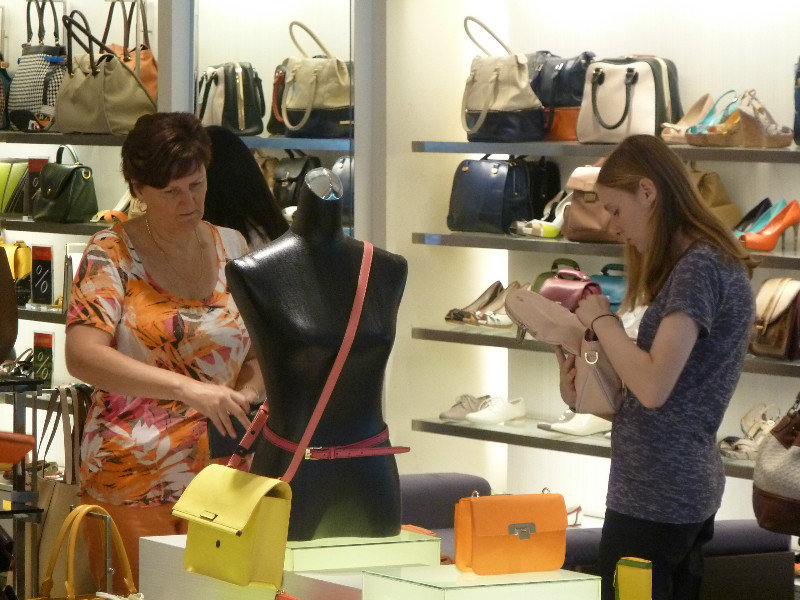 Last minute shopping at Singapore Airport (Charles & Keith)