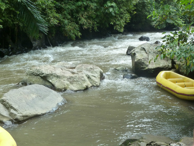 Our raft on the Ayung River
