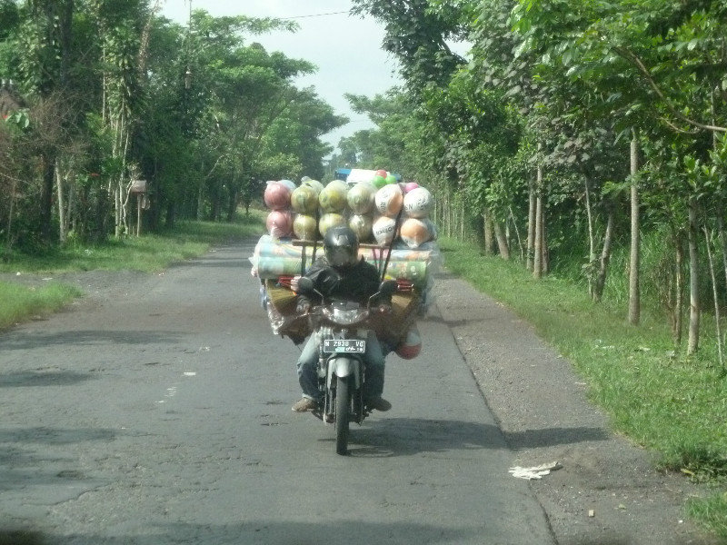 Typical scene. All Bali deliveries are done my moped