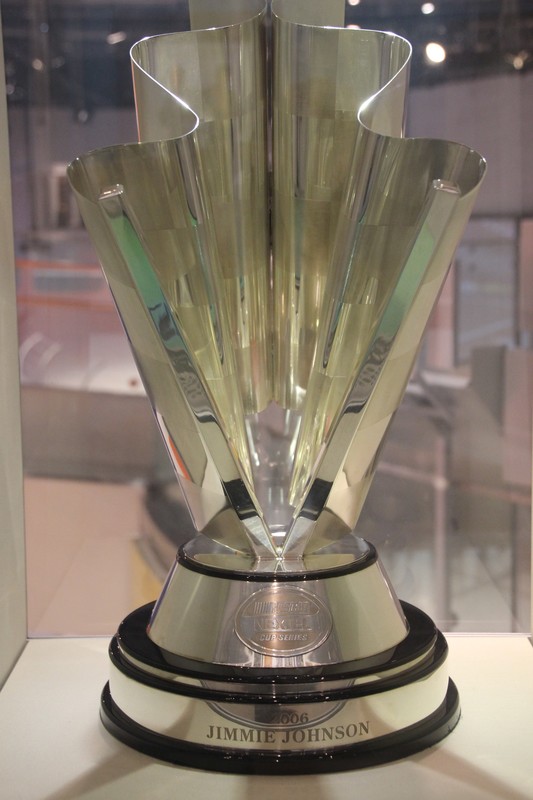 Nascar Trophy which Jimmie Johnson has won 6 times