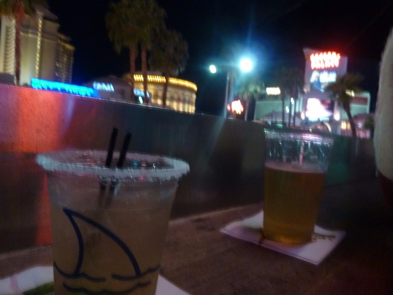 Margaritas and Beer on the Strip