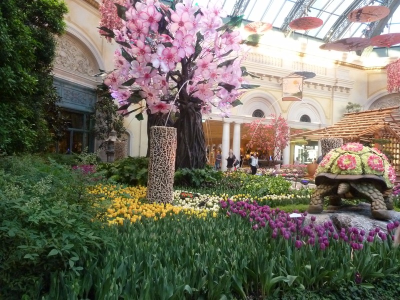 Garden display inside Bellagio