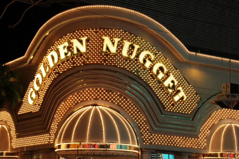 The famous Golden Nugget. They took our $1.00 in no time !