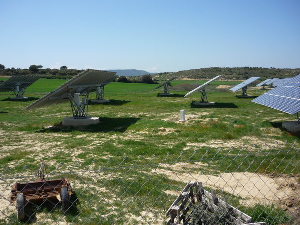 Solar wind farms
