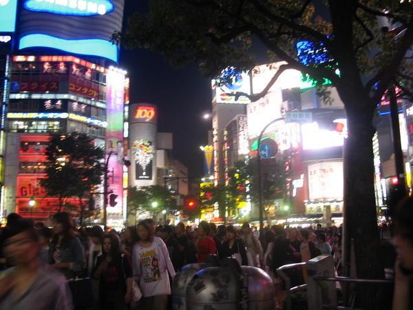 Crowd at Hachiko Square