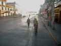 Soldiers on the street in Lhasa