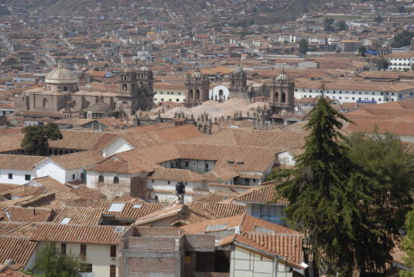View from the hostel in Cusco