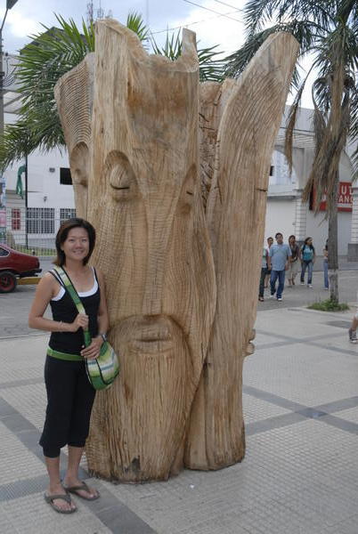 Tree sculptures - Santa Cruz