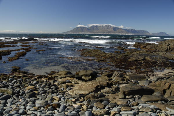 View of table mt from Robbin Island