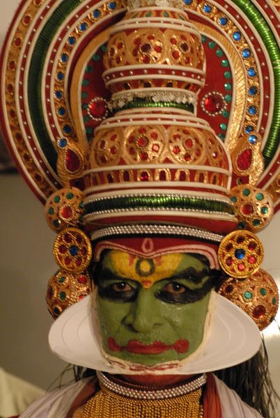 The demon king - centrepeice of most Kathakali traditional keralan dancing