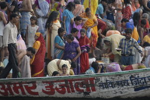Crowded Ghats....